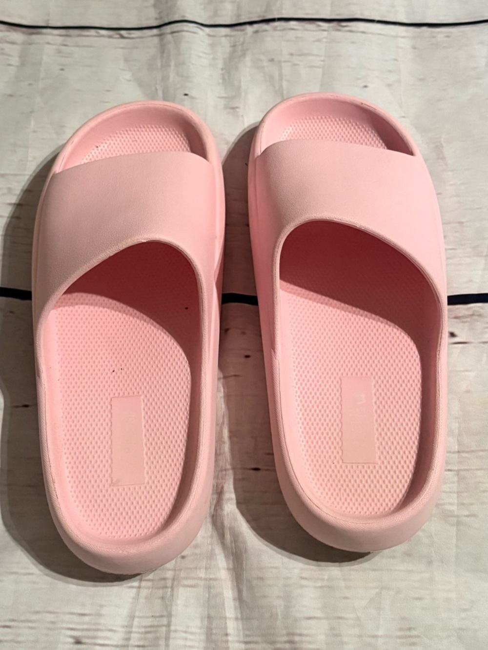 Women's MadLove Pink Slide Sandals - Cushioned Comfort 8